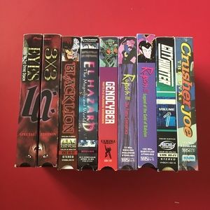9 Anime VHS Action city hunter